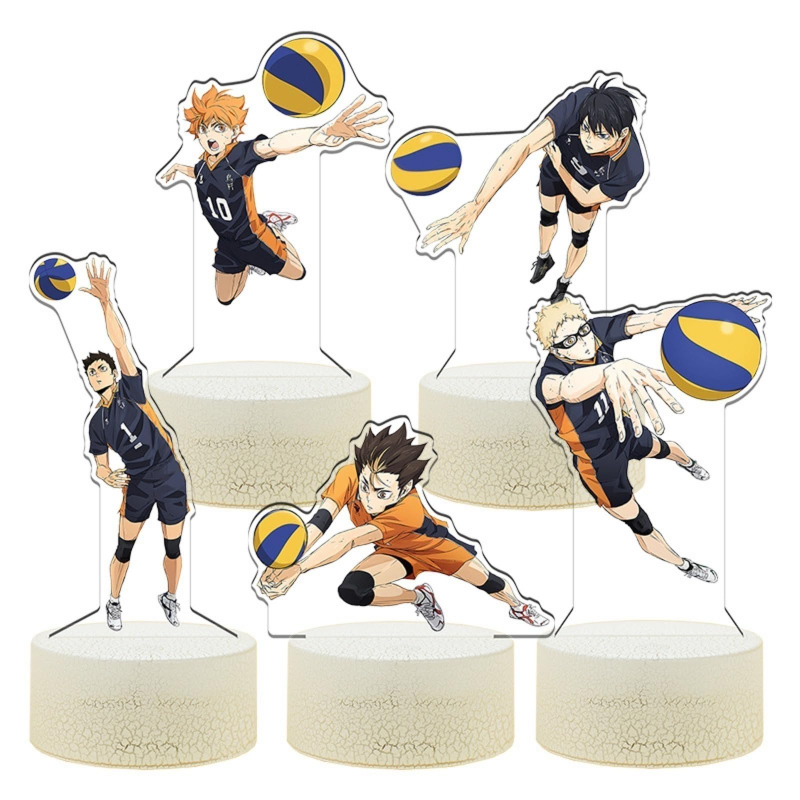 Amazon.co.jp : Kentoka ハイキュー 3D ナイトライトグッズ 16色